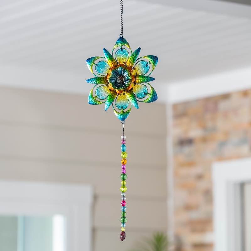 Hanging Glass Handcrafted Flower